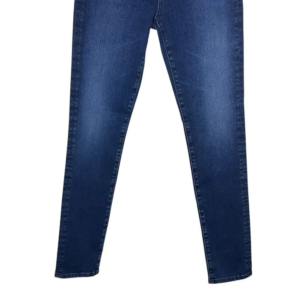 AG Adriano Goldschmied Prima Jeans Womens 26 Blue Cigarette Leg Dark NWT